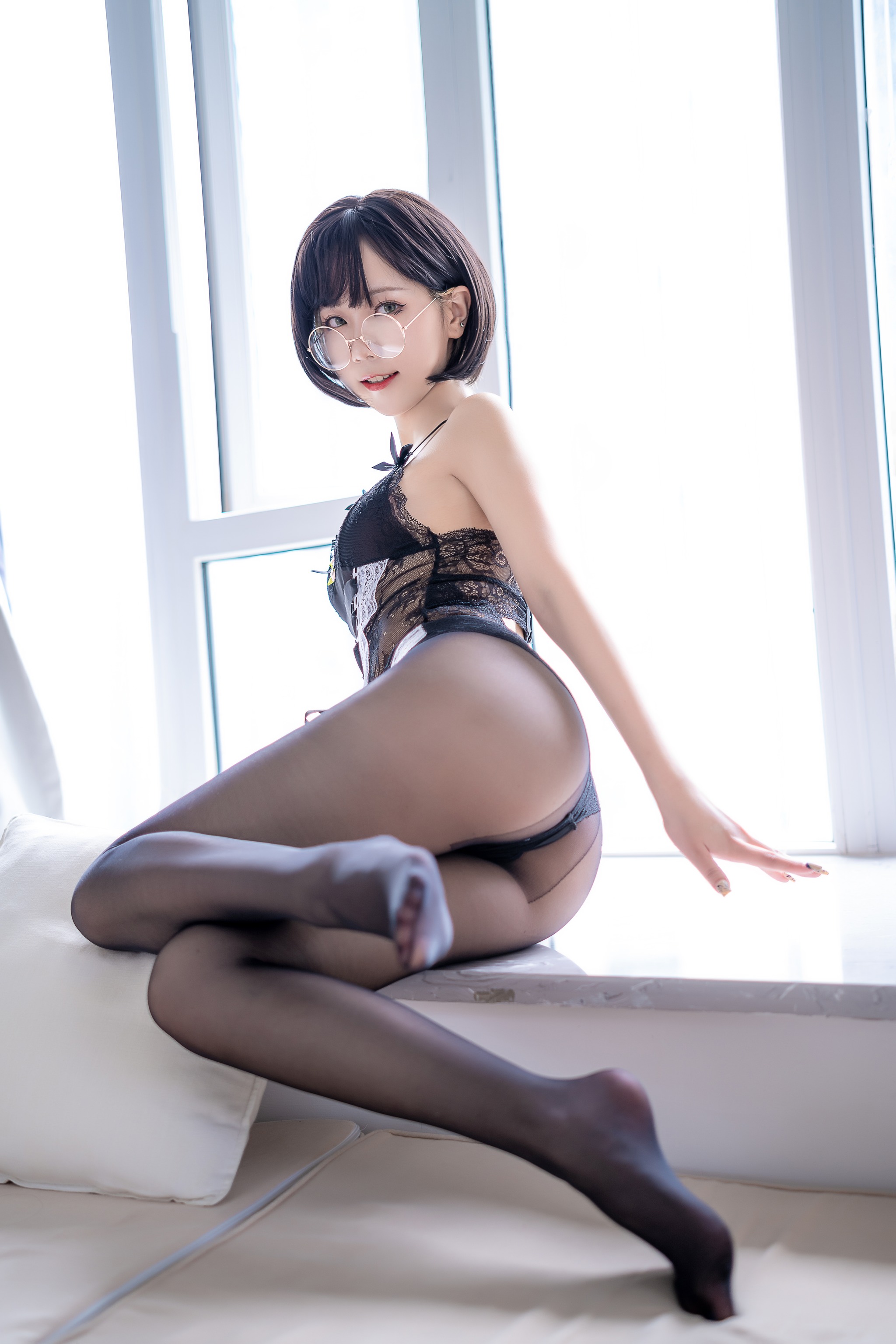 图片[1]-蓝小沂KiKi – NO.011 黑色 [28P]-XikXak